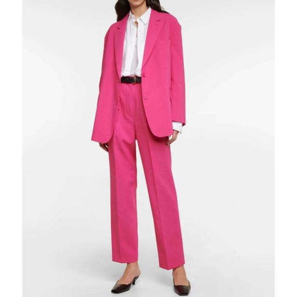 The Frankie Shop Bea Oversized‎ Blazer in Fuschia Hot Pink XXS - Picture 7 of 13